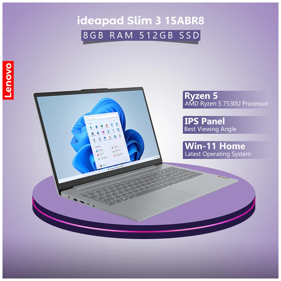 Lenovo IdeaPad Slim 3 15ABR8 All Laptop Price in BD