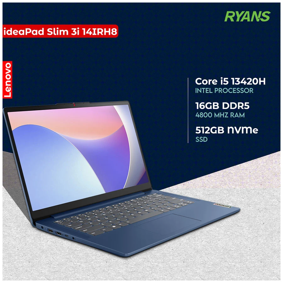 Lenovo IdeaPad Slim 3i 14IRH8 All Laptop Price in BD