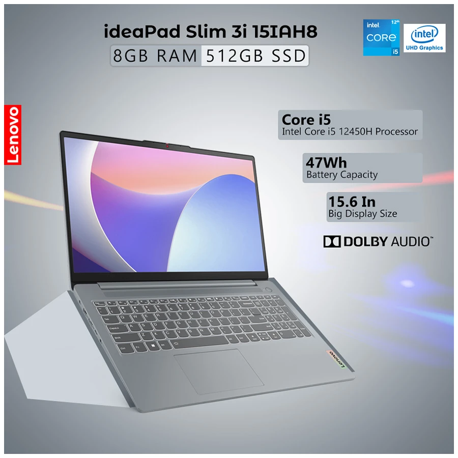 Lenovo IdeaPad Slim 3i 15IAH8 All Laptop specifications