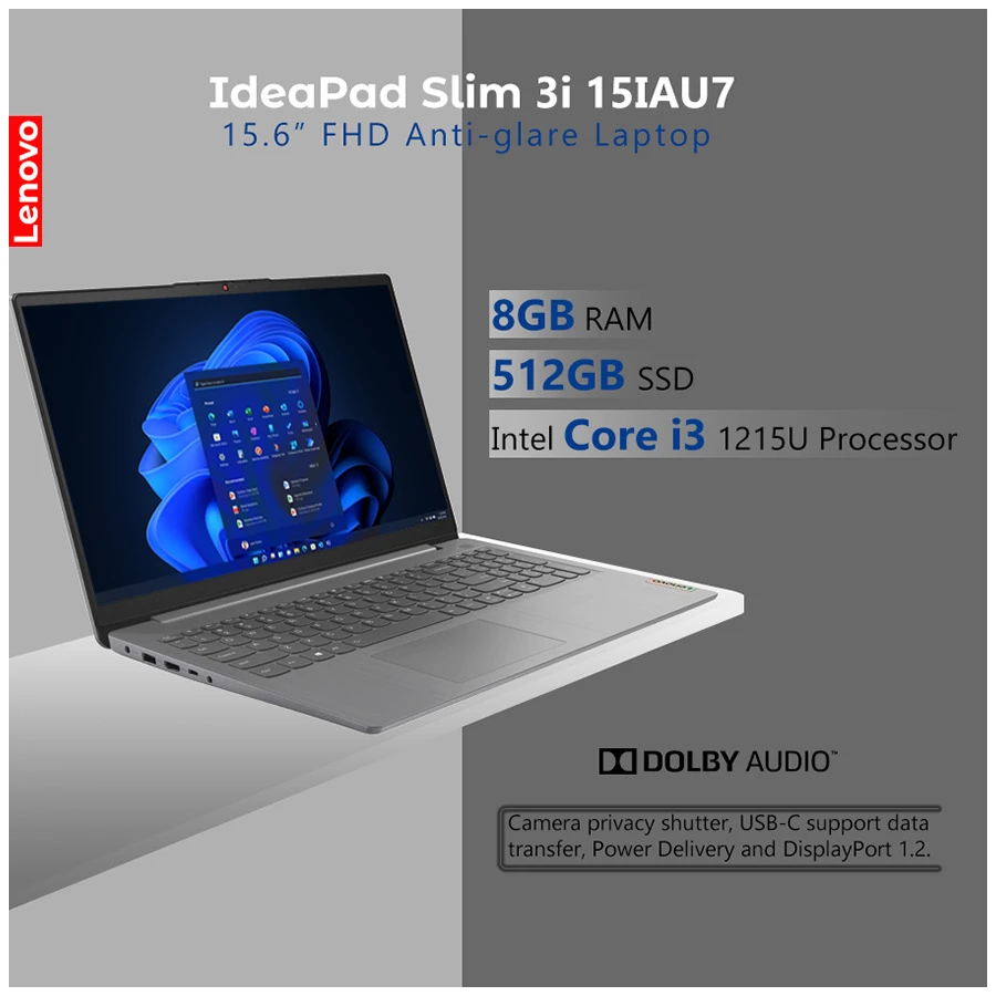 Lenovo IdeaPad Slim 3i 15IAU7 All Laptop specifications