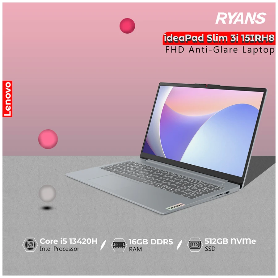 Lenovo IdeaPad Slim 3i 15IRH8 All Laptop specifications