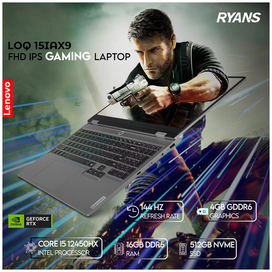 Lenovo LOQ Gaming 15IAX9 All Laptop features