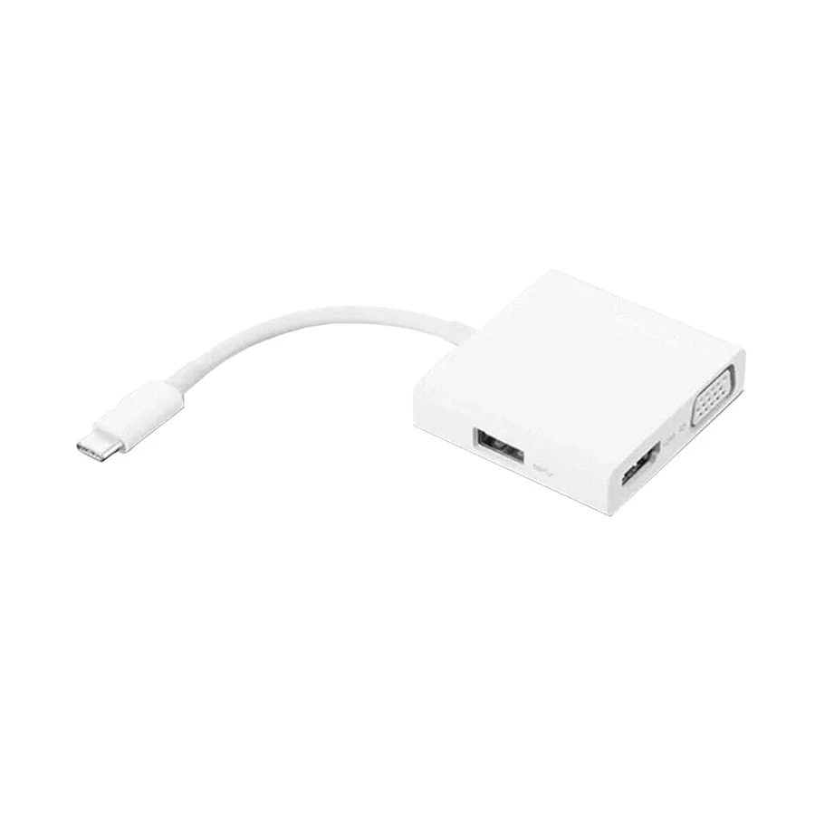Lenovo Type-C Male to HDMI,VGA & USB Female Type-C Converter Price in Bangladesh