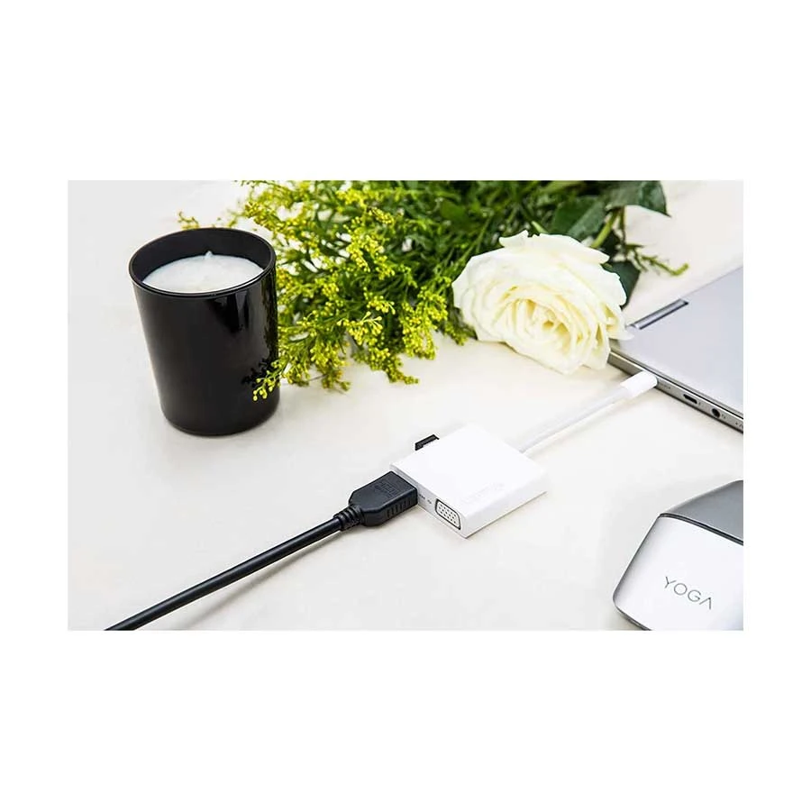 Lenovo Type-C Male to HDMI,VGA & USB Female Type-C Converter Price in BD
