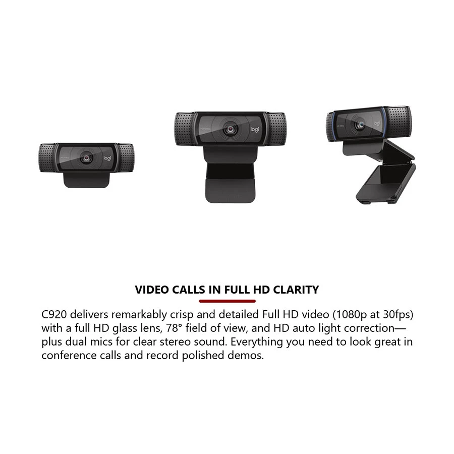 Logitech C920 Pro Webcam Price in Bangladesh