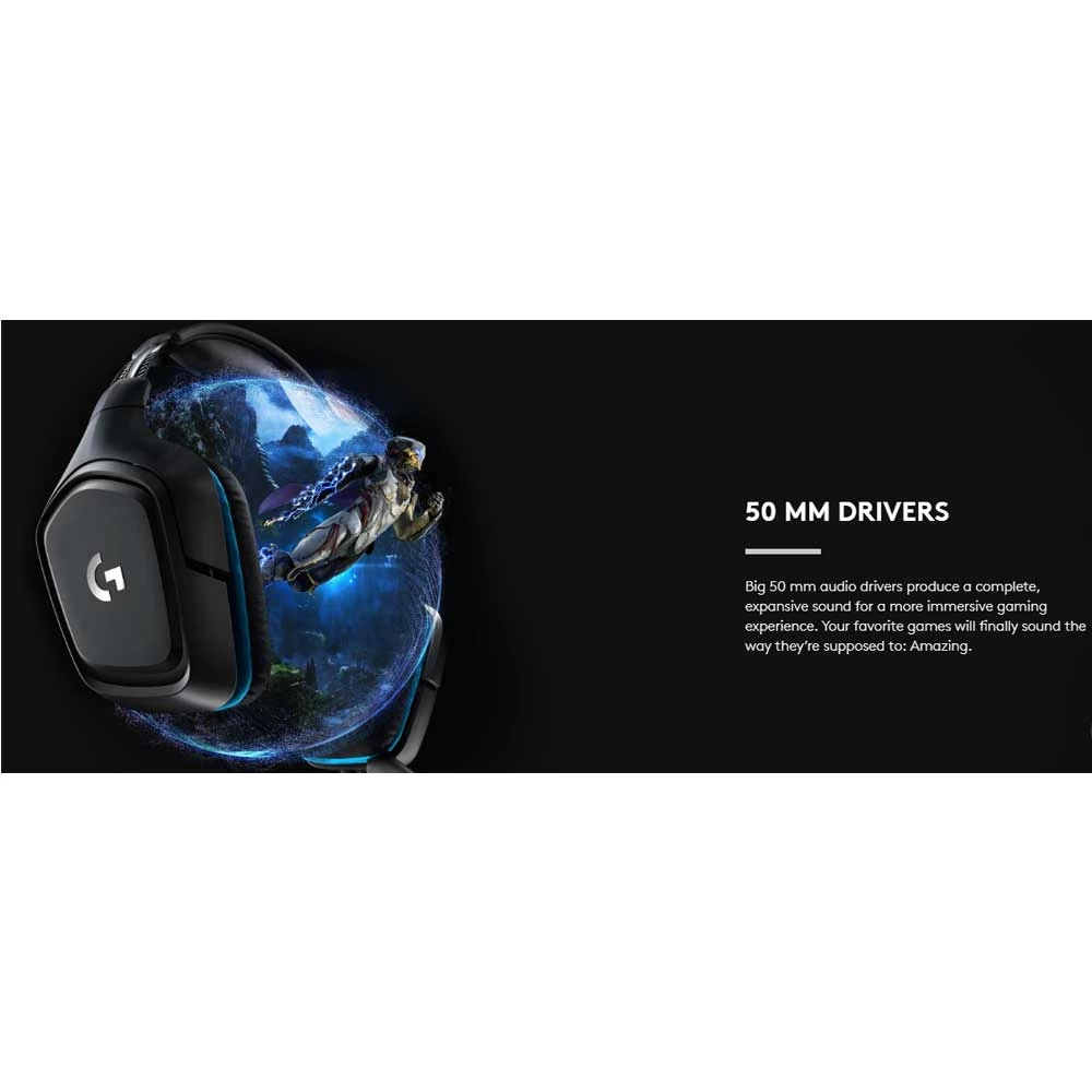 Logitech G431 Headphone specifications