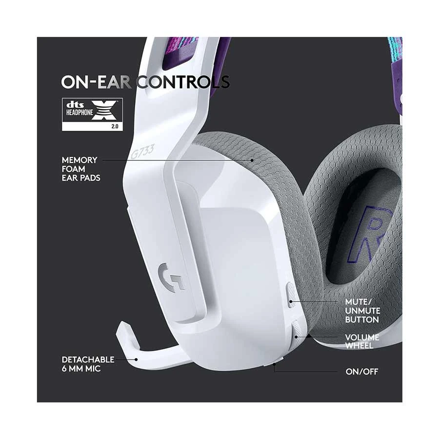 Logitech G733 Headphone specifications