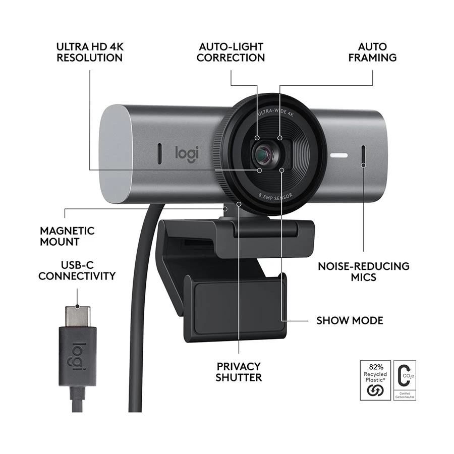 Logitech MX Brio Webcam specifications