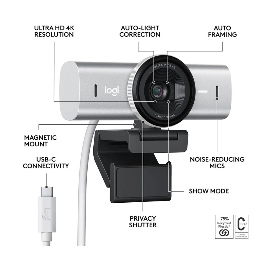 Logitech MX Brio Webcam specifications