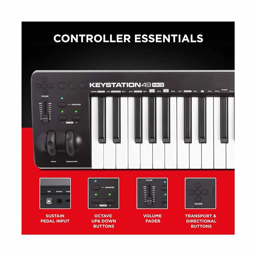 M-Audio Keystation 49 MK3 Musical Instrument in BD