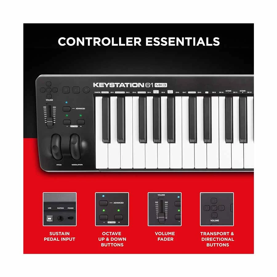 M-Audio Keystation 61 MK3 Musical Instrument Price in BD