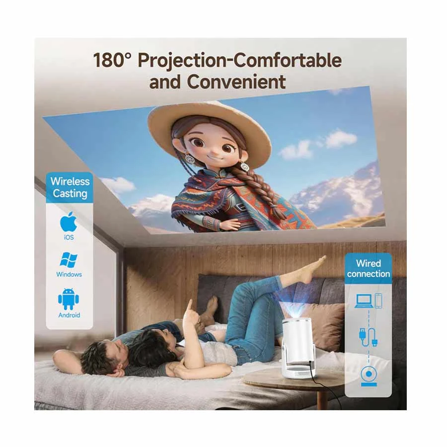 Magcubic HY320 Mini Projector in BD