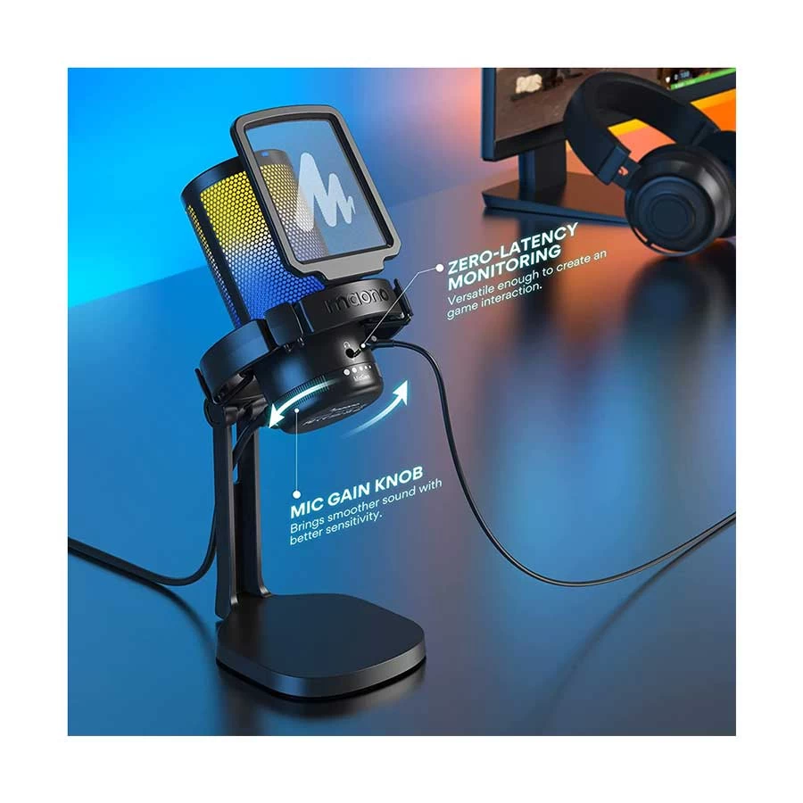 Maono DGM20 RGB GamerWave Microphone in BD