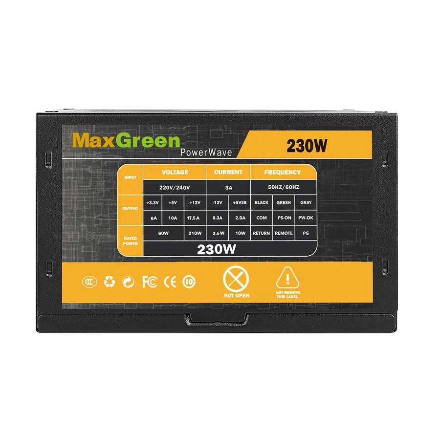 MaxGreen Maxgreen PowerWave 230W Power Supply in BD
