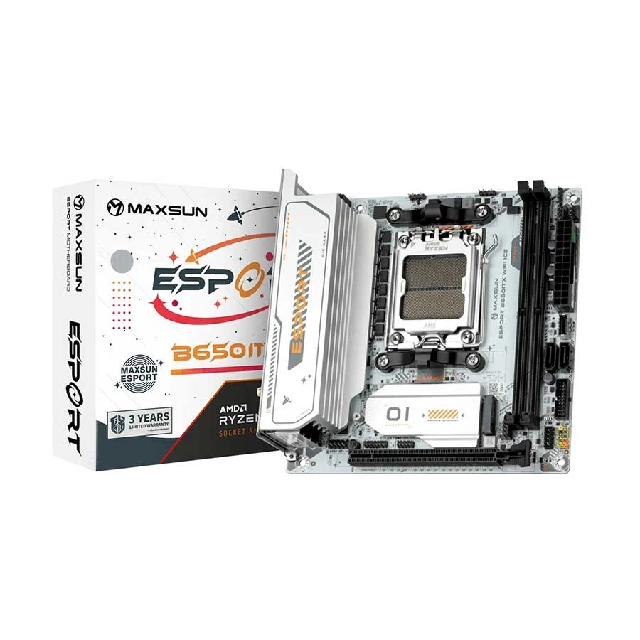 MAXSUN Maxsun eSport B650ITX ICE (Wi-Fi 6) Motherboard