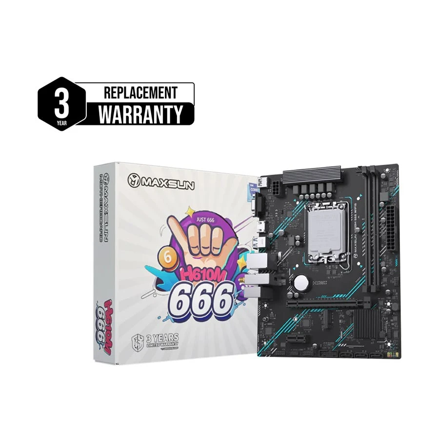 Maxsun MS-H610M 666 (Wi-Fi 6) Motherboard Price in BD