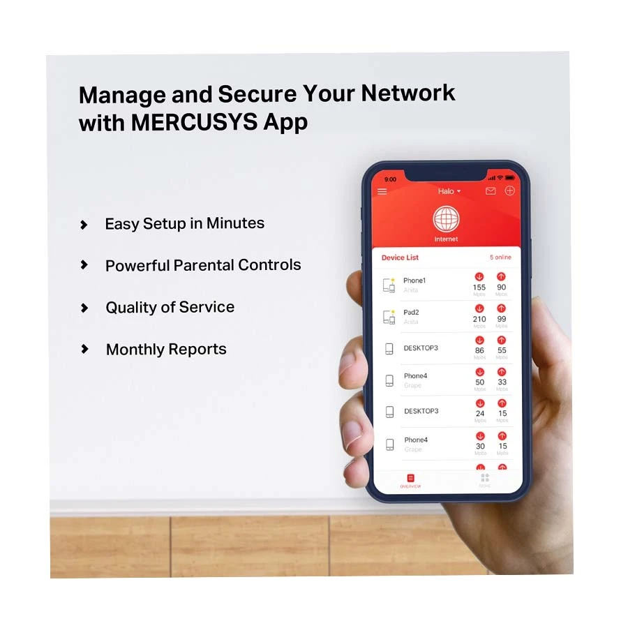 Mercusys HALO H30G Network Router Price in BD