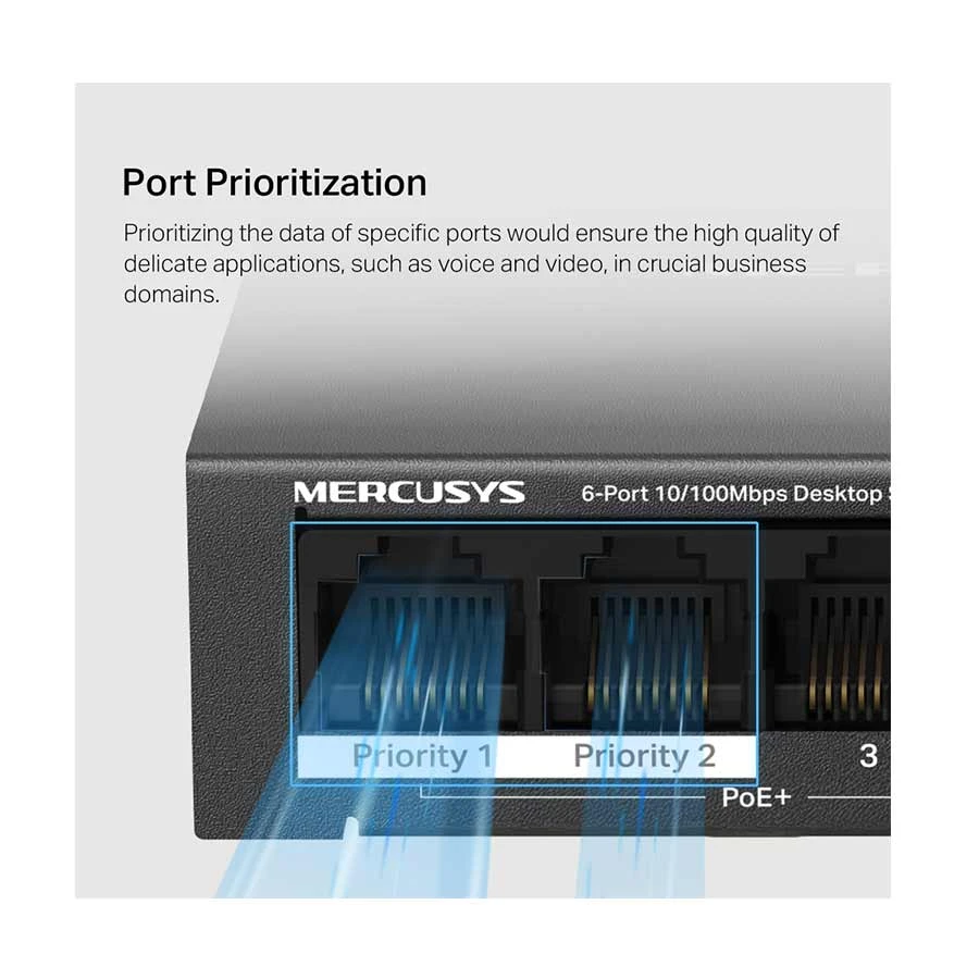 Mercusys MS106P Network Switch