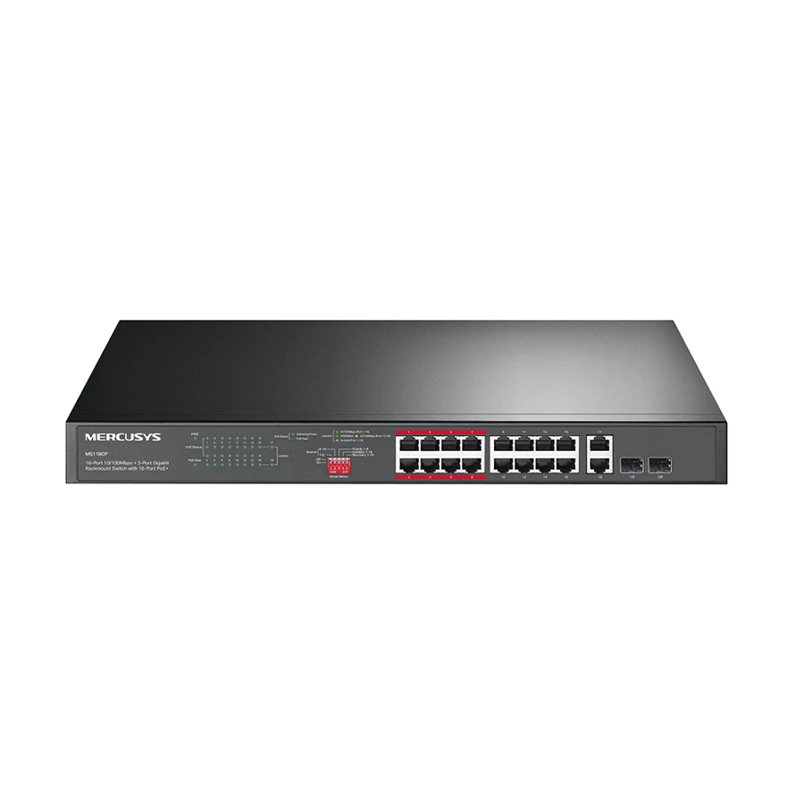 MERCUSYS Mercusys MS118CP Network Switch