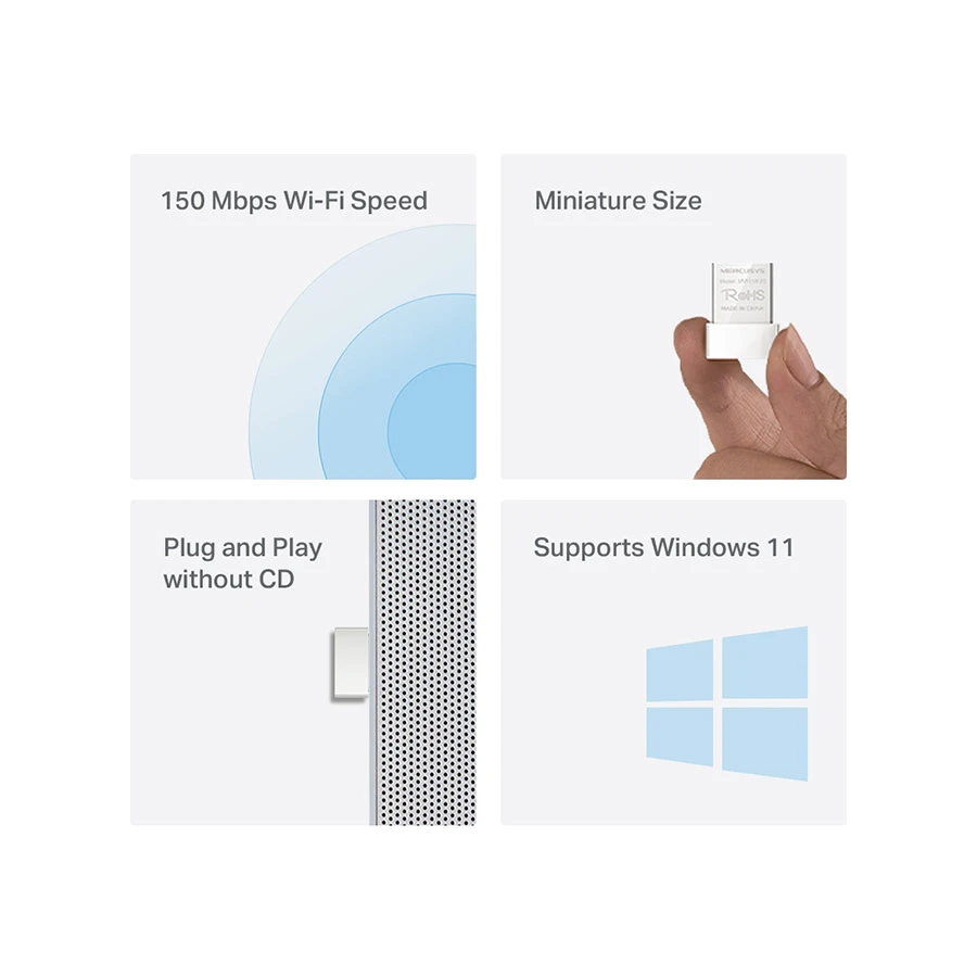 Mercusys MW150US Wifi Adapter Price in Bangladesh