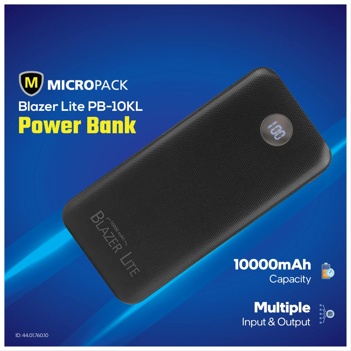 Micropack Blazer Lite PB-10KL Power Bank features