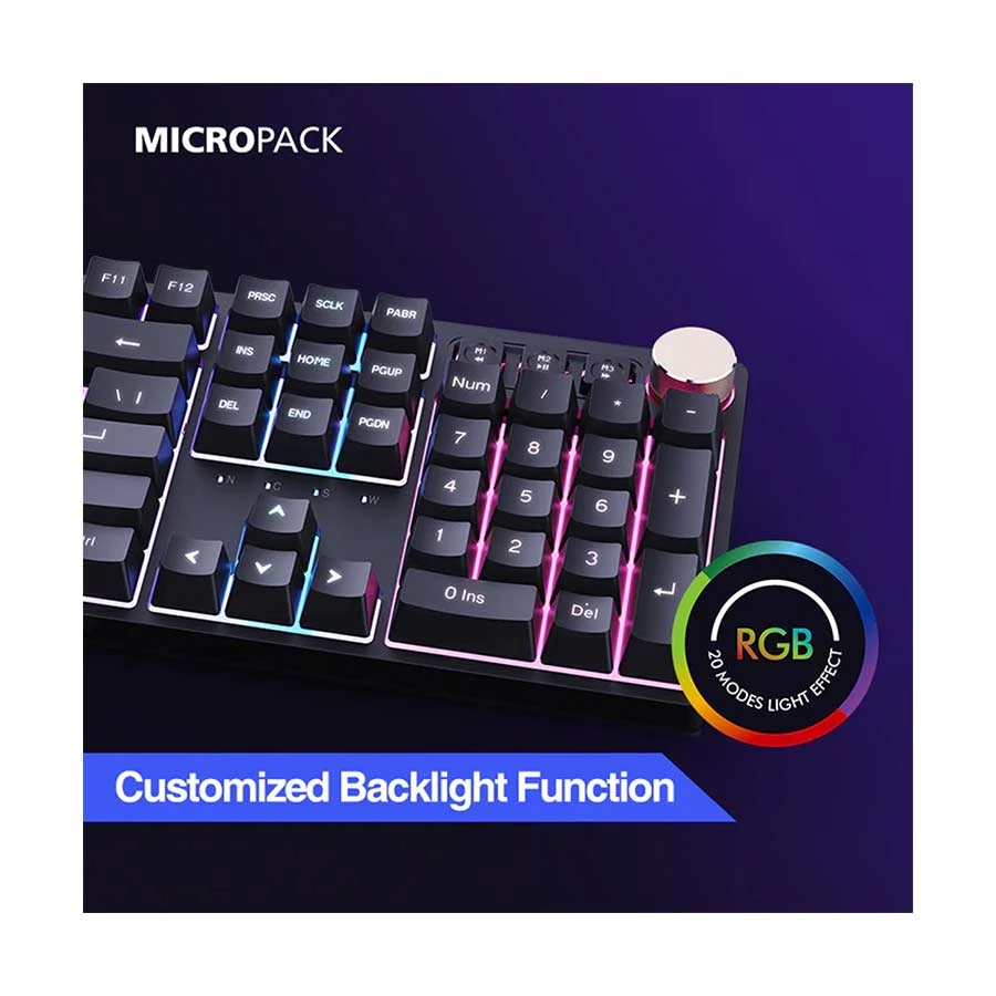 Micropack GK-30 ARES RGB Keyboard Best Price