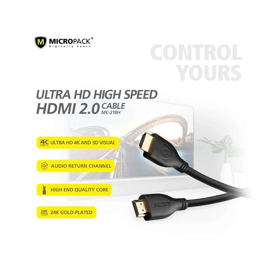 Micropack HDMI Male to HDMI Cable Price in Bangladesh