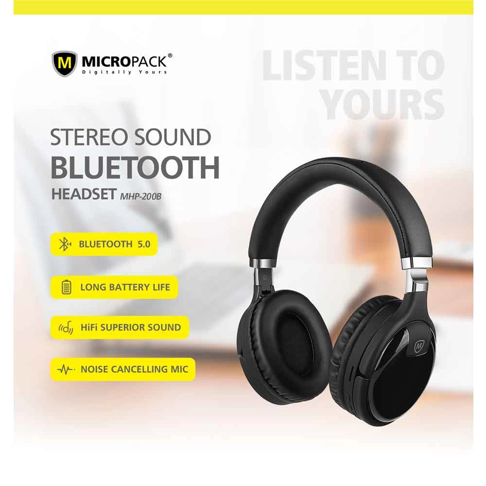 Micropack MHP-200B Headphone in BD