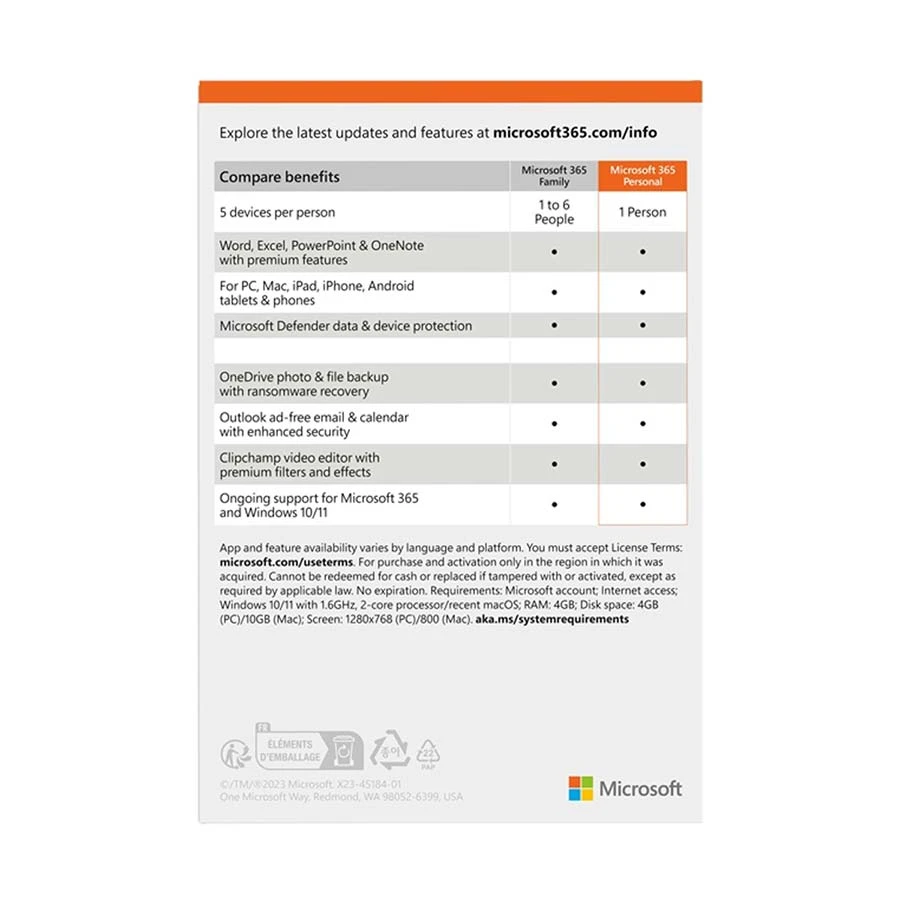 Microsoft 365 Personal Office Application in BD