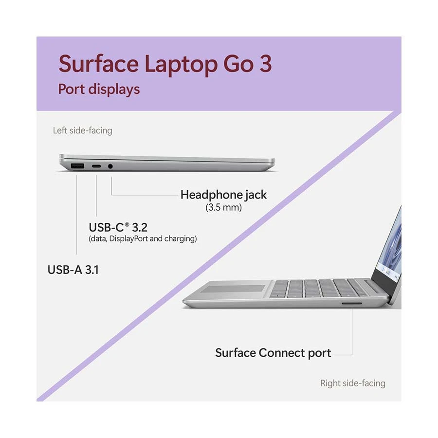 Microsoft Surface Laptop Go 3 All Laptop specifications