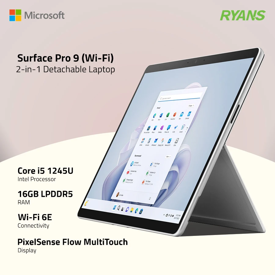 Microsoft Surface Pro 9 (Wi-Fi) All Laptop specifications