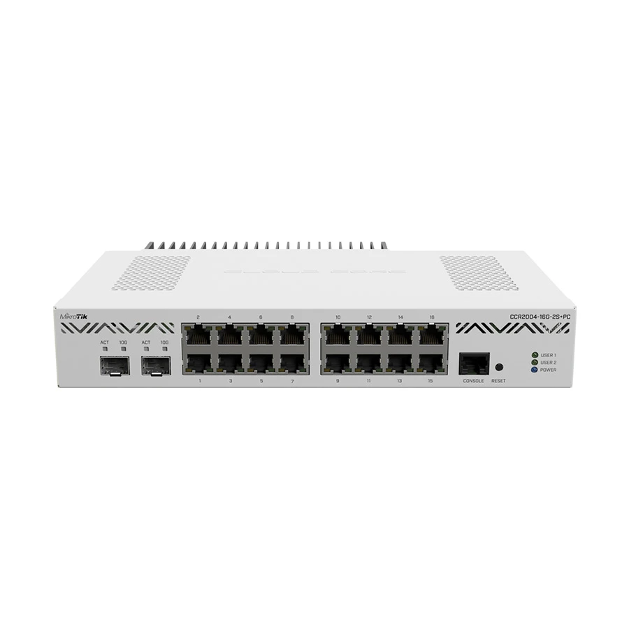 Mikrotik CCR2004-16G-2S+PC Network Router