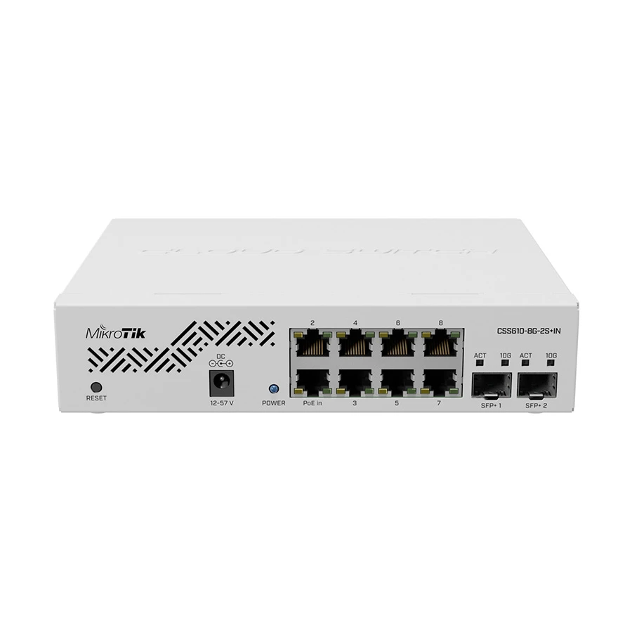 Mikrotik CSS610-8G-2S+IN Network Switch