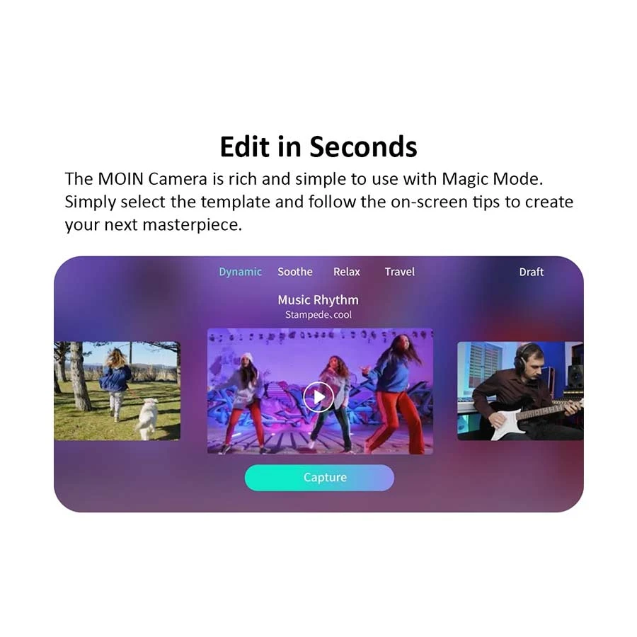 Moza Moin Action Camera specifications