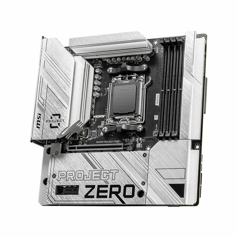 MSI B650M PROJECT ZERO (Wi-Fi 6E) Motherboard in BD