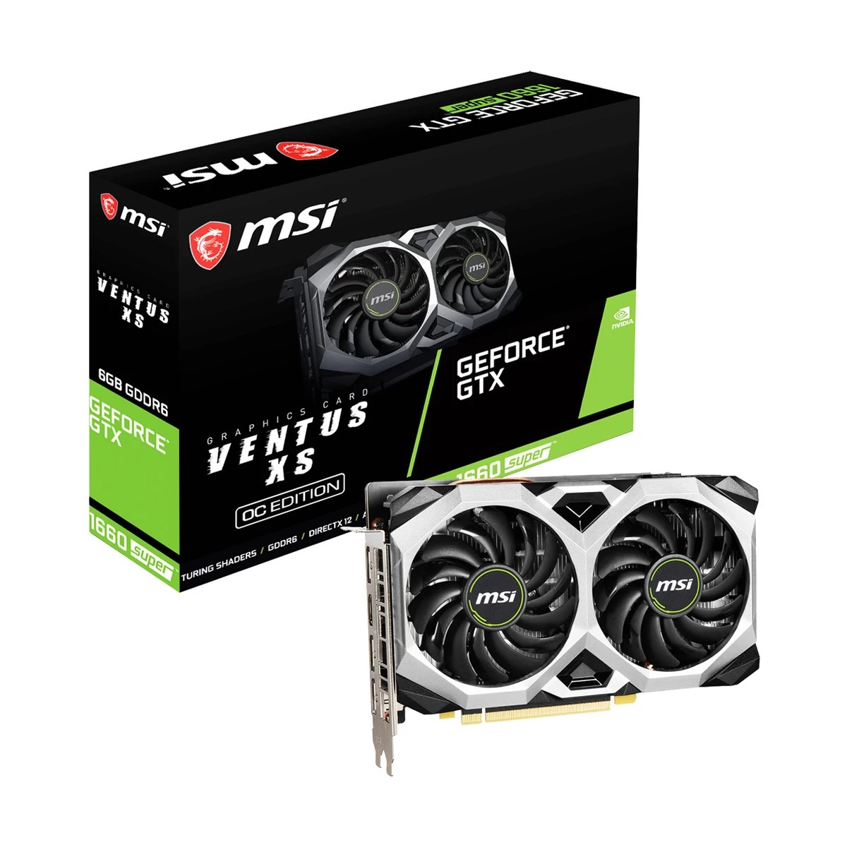 MSI GeForce GTX 1660 Super Ventus XS OC Graphics Card