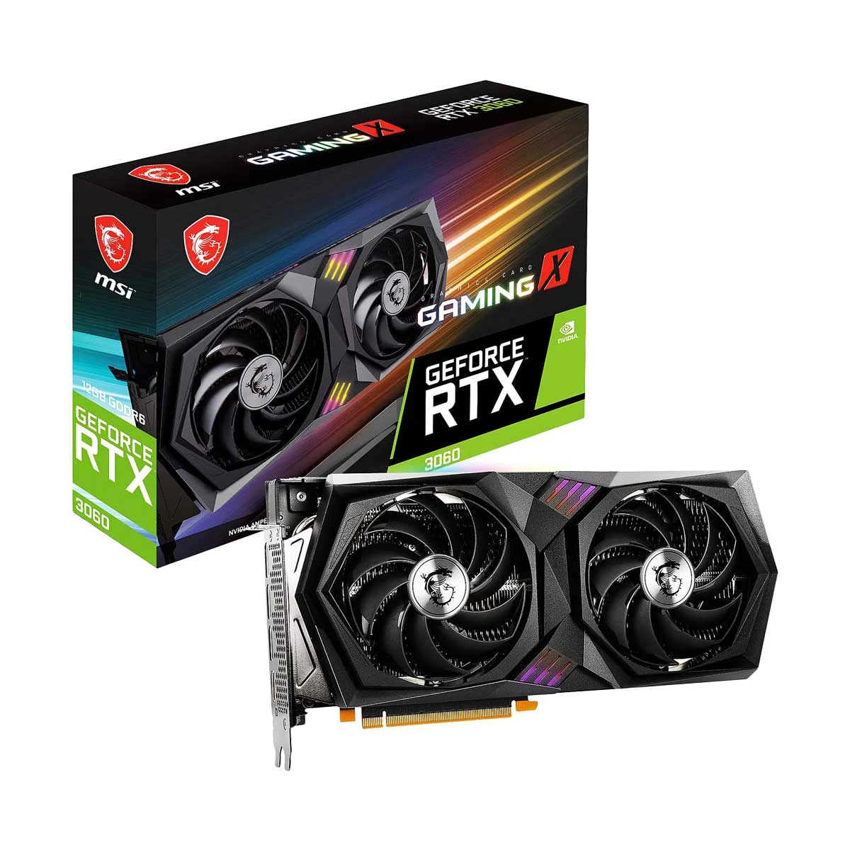 MSI GeForce RTX 3060 GAMING X 12G Graphics Card