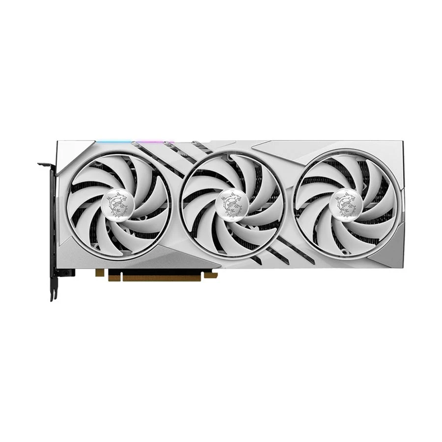 MSI GeForce RTX 4070 Ti SUPER 16G GAMING X SLIM WHITE 16GB Graphics Card
