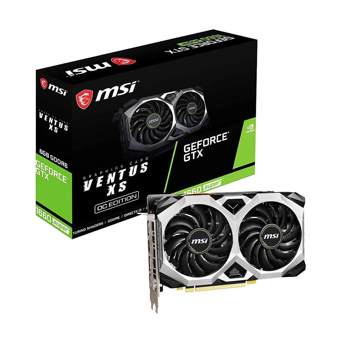 MSI GeForce GTX 1660 Super Ventus XS OC-V1 Graphics Card