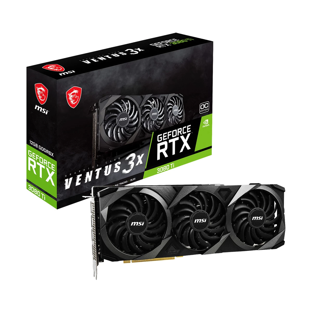 MSI GeForce RTX 3080 Ti VENTUS 3X 12G OC Graphics Card