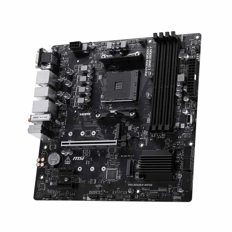 MSI PRO B550M-P (Wi-Fi 6E) Motherboard in BD
