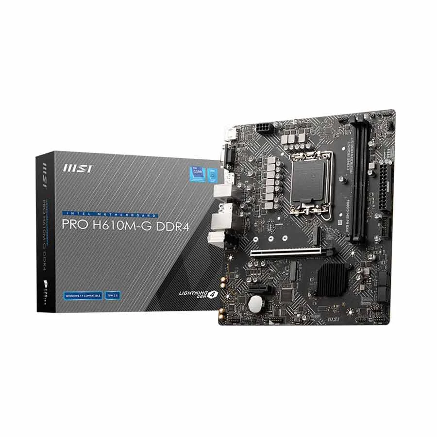 MSI PRO H610M-G DDR4 Motherboard