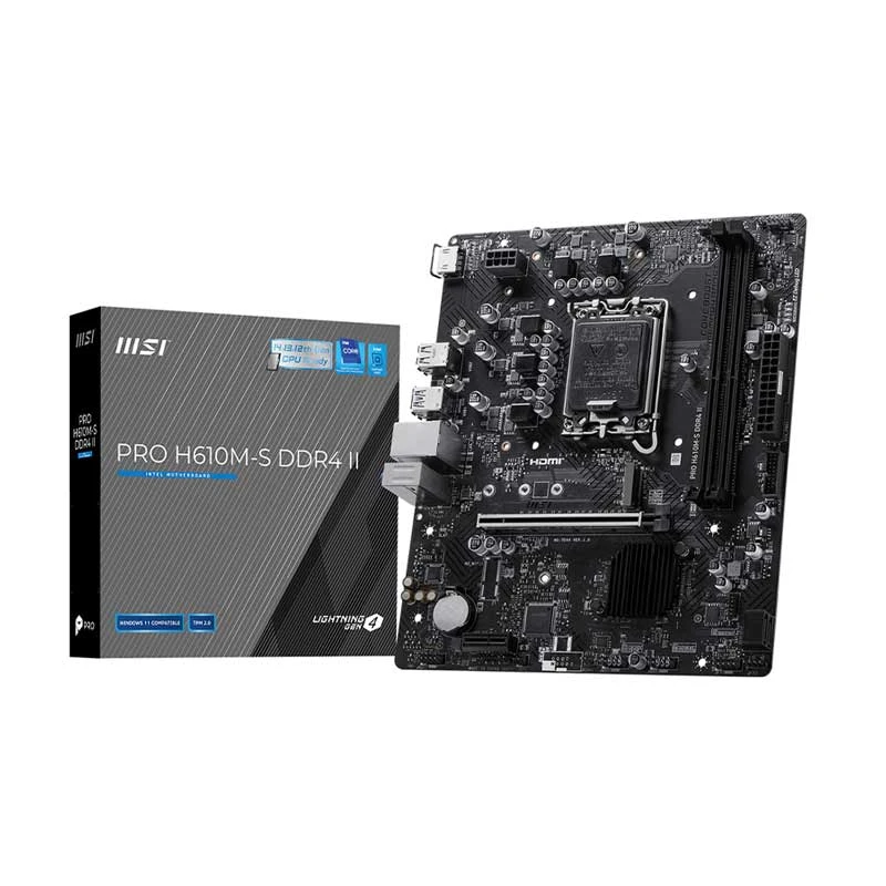 MSI PRO H610M-S DDR4 II Motherboard