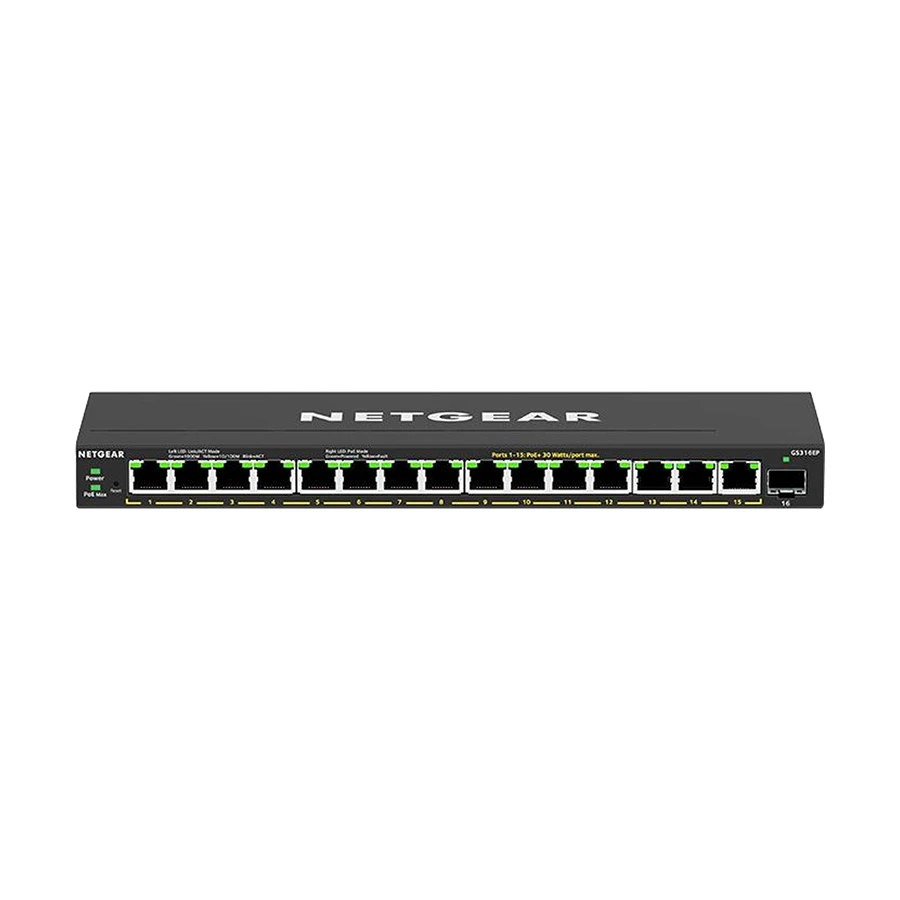 Netgear GS316EP Network Switch