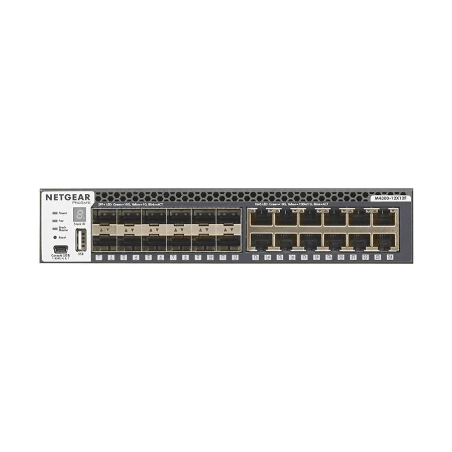 Netgear M4300-12X12F (XSM4324S) Network Switch