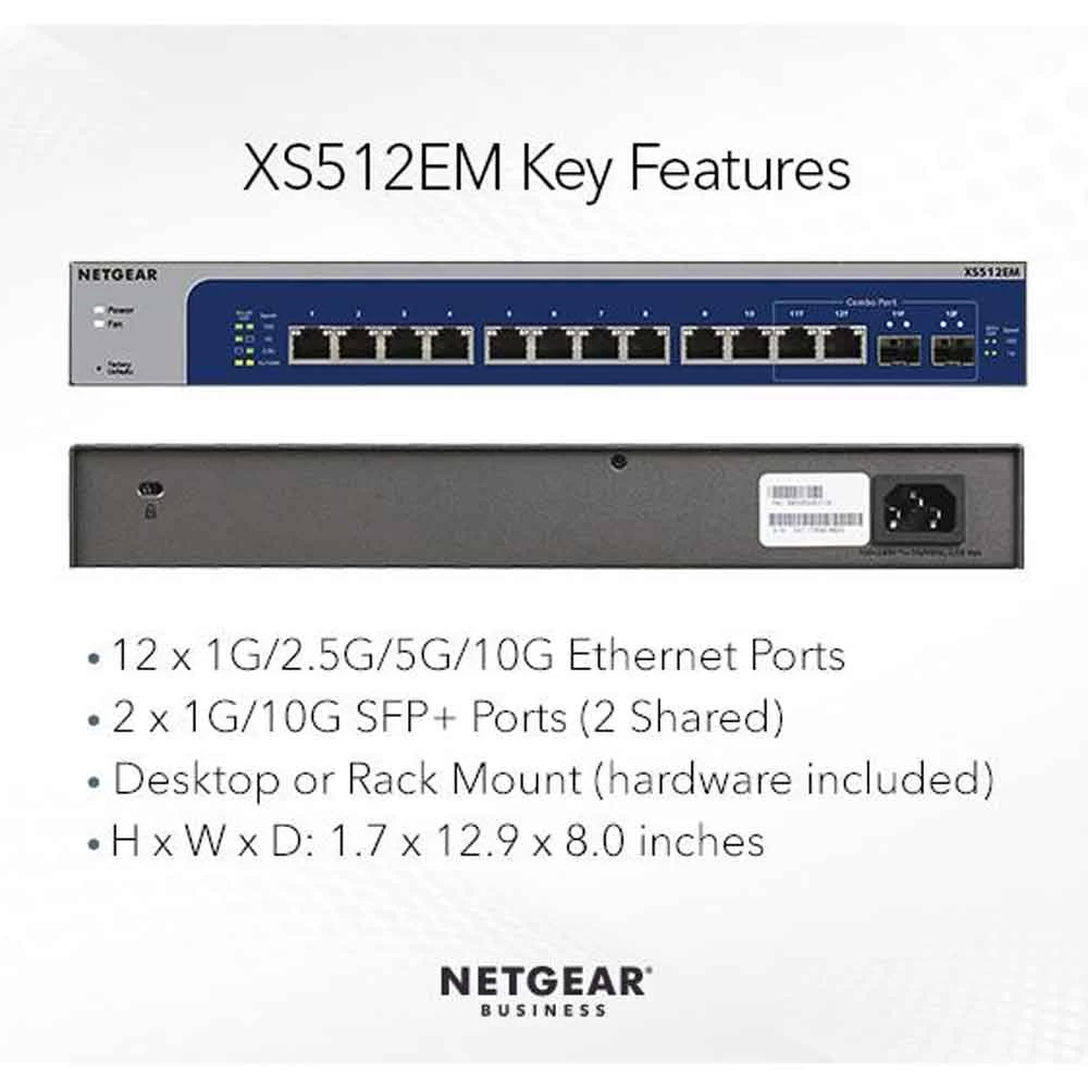 Netgear XS512EM Network Switch in BD