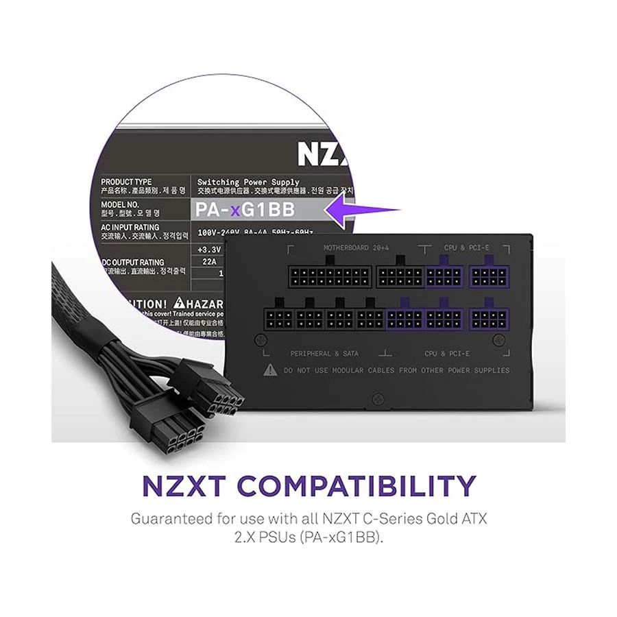 Nzxt NZXT BB-CG1BB 12VHPWR Casing Accessories in BD