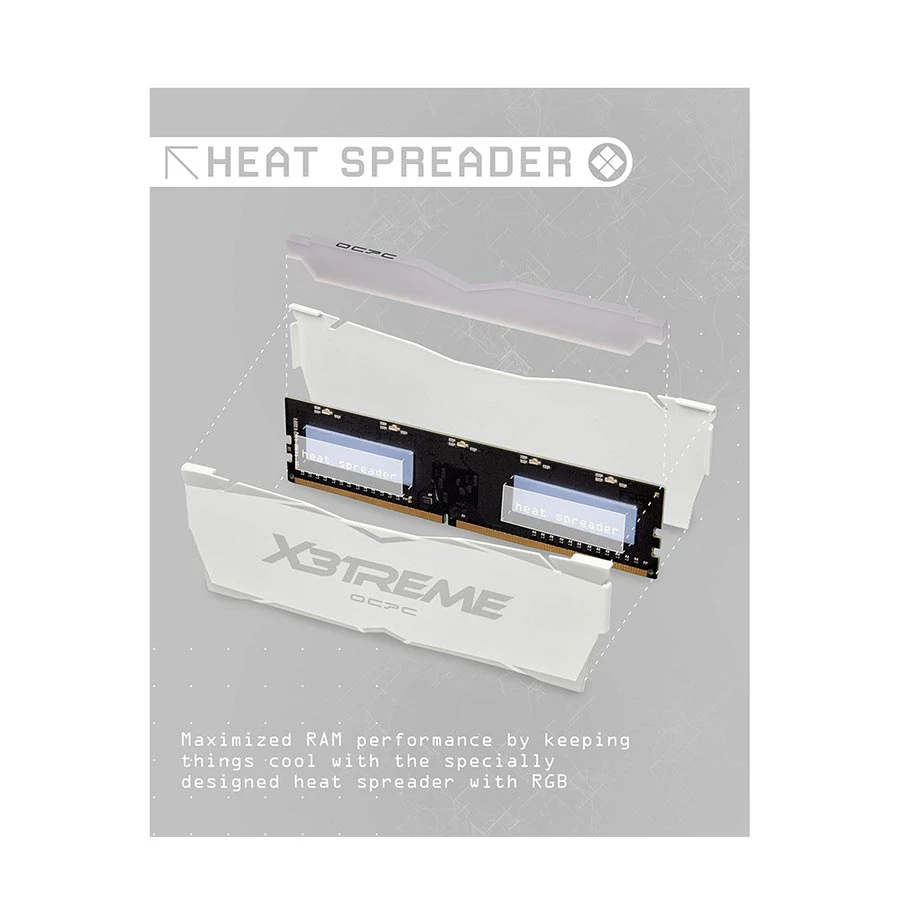 OCPC X3 RGB 16GB Desktop Ram specifications