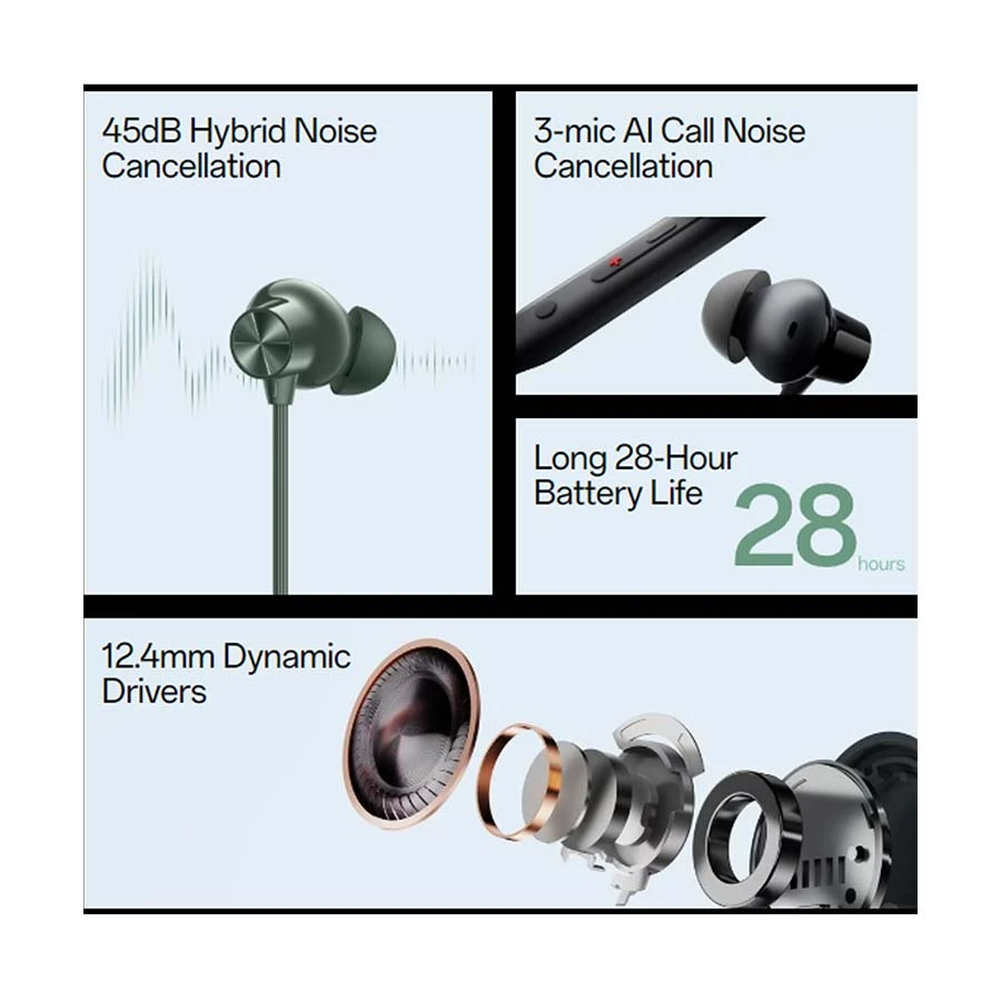 OnePlus Bullets Wireless Z2 ANC Neckband specifications
