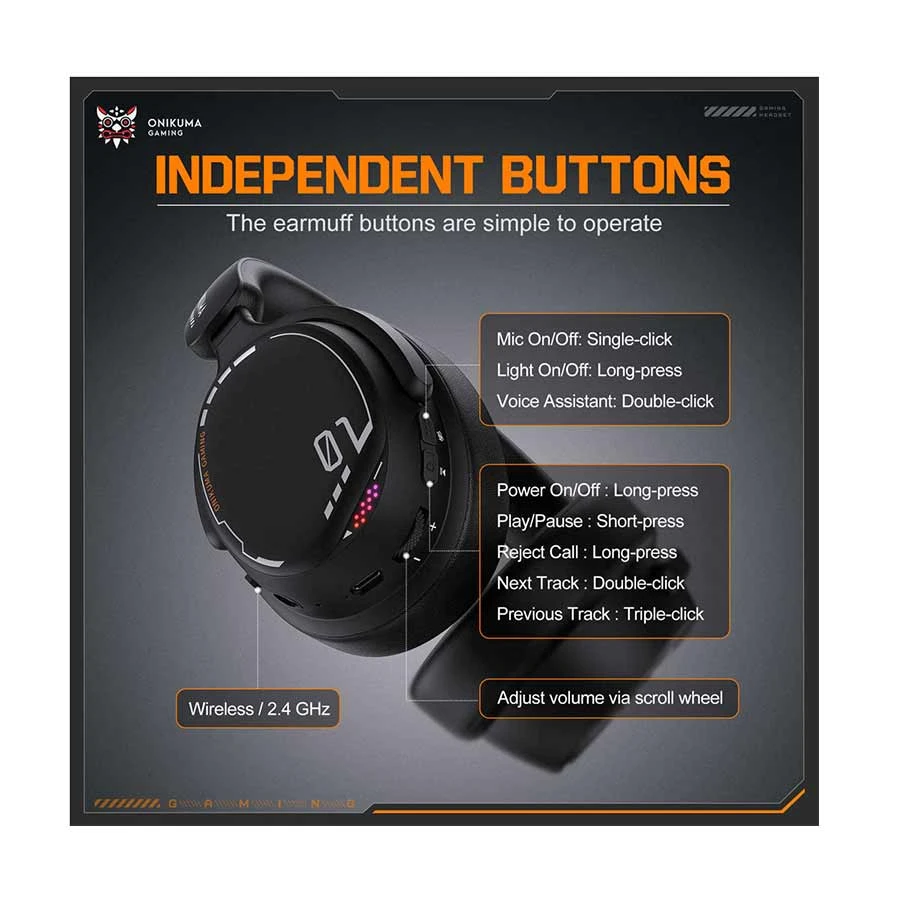 Onikuma GT886 Headphone Price in BD
